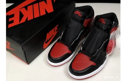 JORDAN AIR 1 RETRO “BANNED” RED HIGH OG MENS 0822